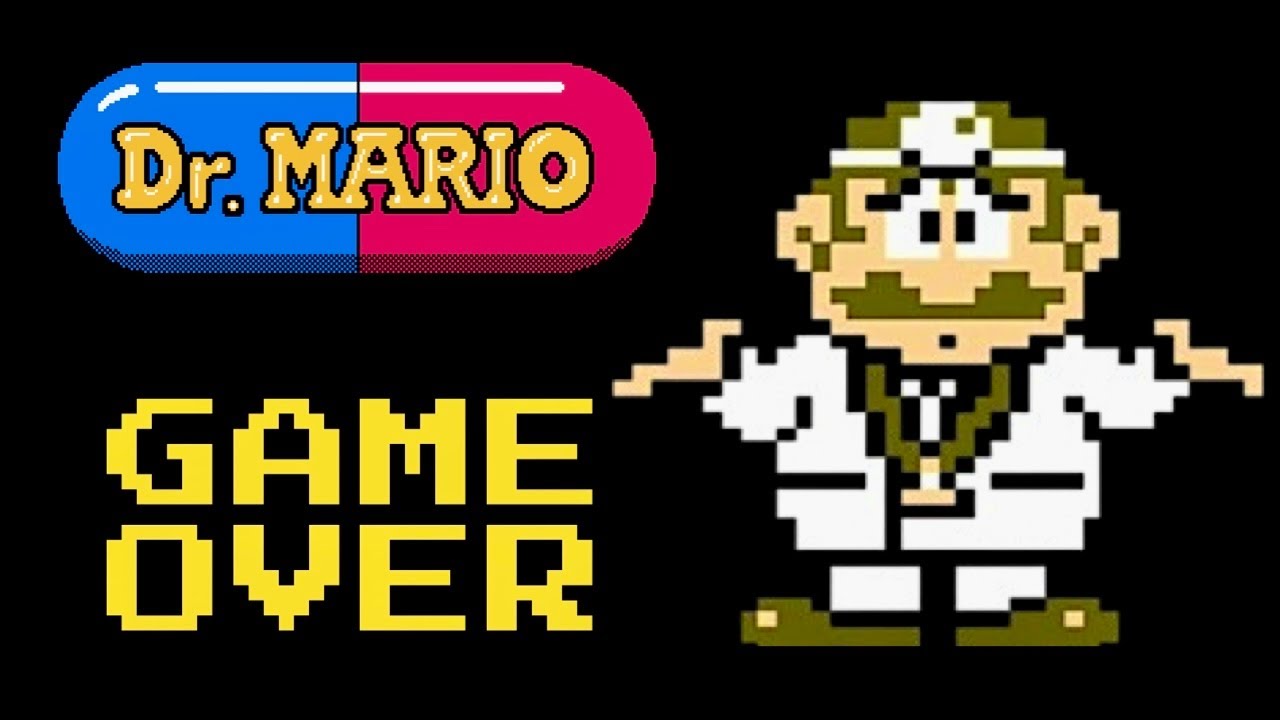 Evolution of Dr. Mario Ports Game Over Screens
