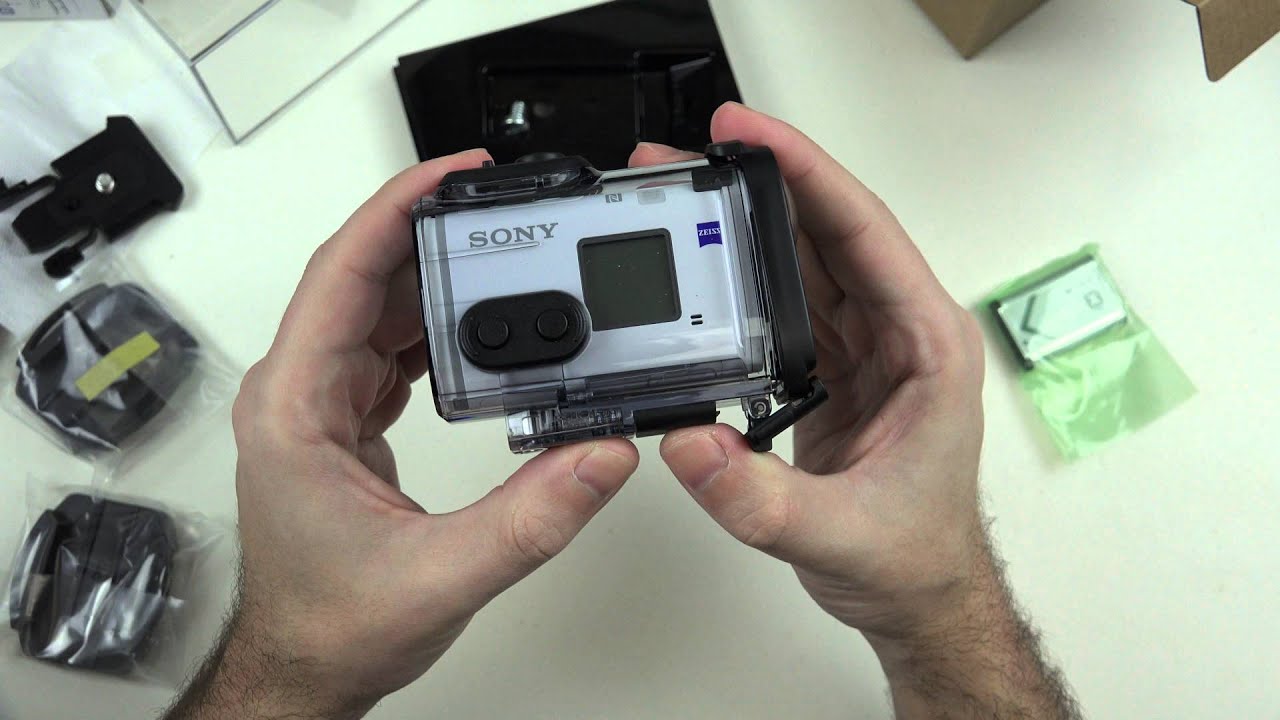 Sony FDR-X1000V 4K Action Cam Unboxing