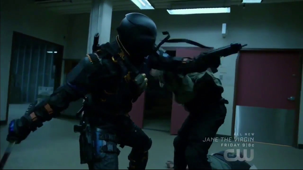 Deathstroke Fight Scene - Arrow S06 E05 - Best Fight Scene ever