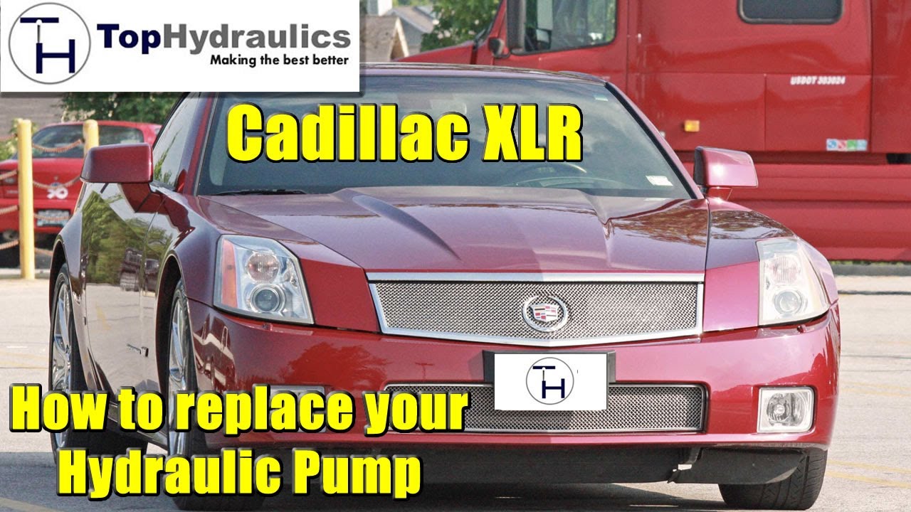 Снятие и замена насоса кабриолета Cadillac XLR
