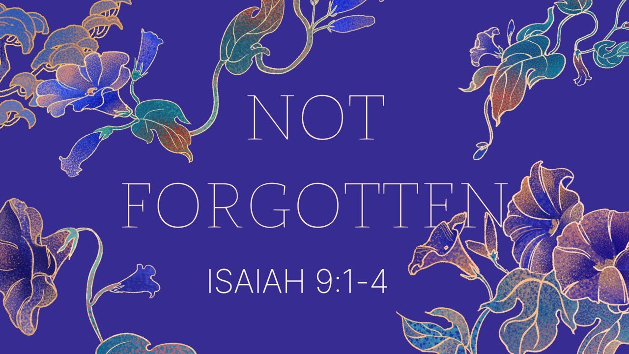 Not Forgotten 012526