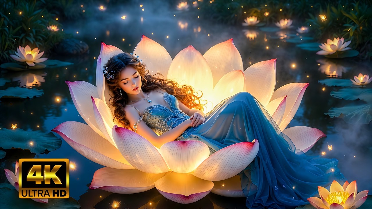 (NO ADS) Crystal Healing Sleep Music • Fall Asleep in 3 Minutes • Deep Relaxation