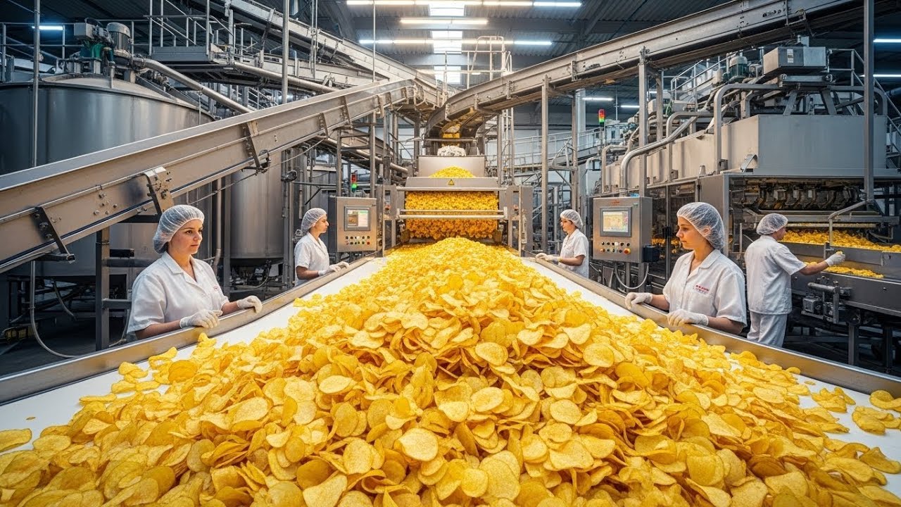 How It's Made: Potato Chips – Farm to Factory Process (1 Million Bags!)