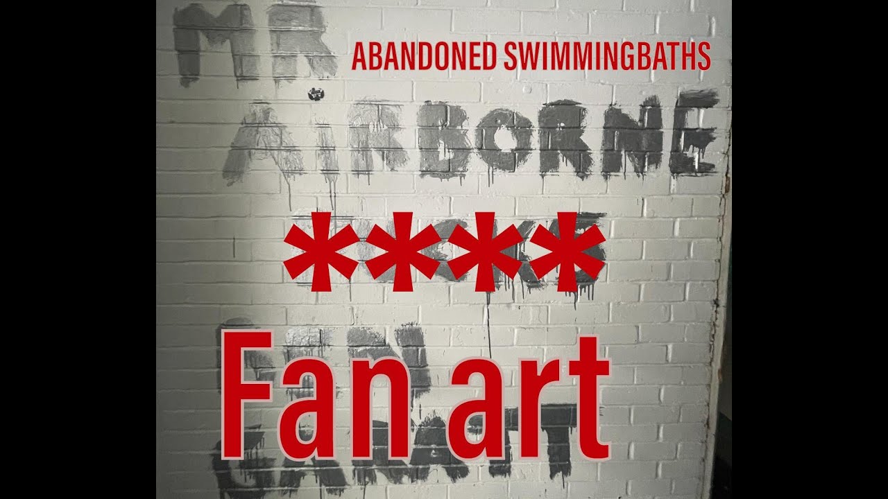 ABANDONED SWIMMINGBATHS UK l FOUND SOME FAN ART... #abandoned #exploring #urbex
