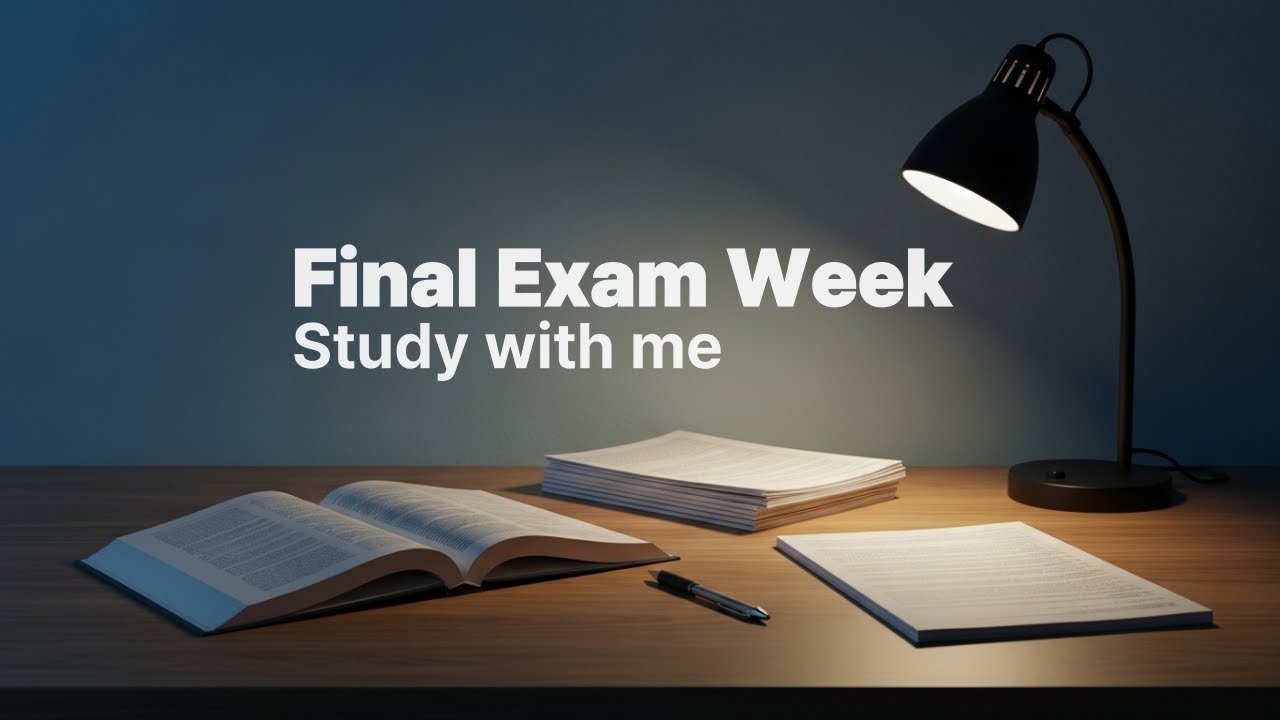 ON CLOUD 9 – Vol.3 | Study With Me | Final Exam Week 📖✨ | Quiet Study Session