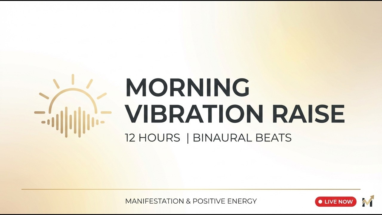 🔴 MORNING VIBRATION RAISE | Binaural Beats Manifestation & Positive Energy LIVE
