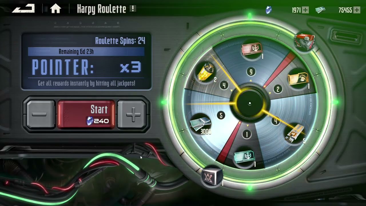 Mecharashi New Harpy Roulette Draws
