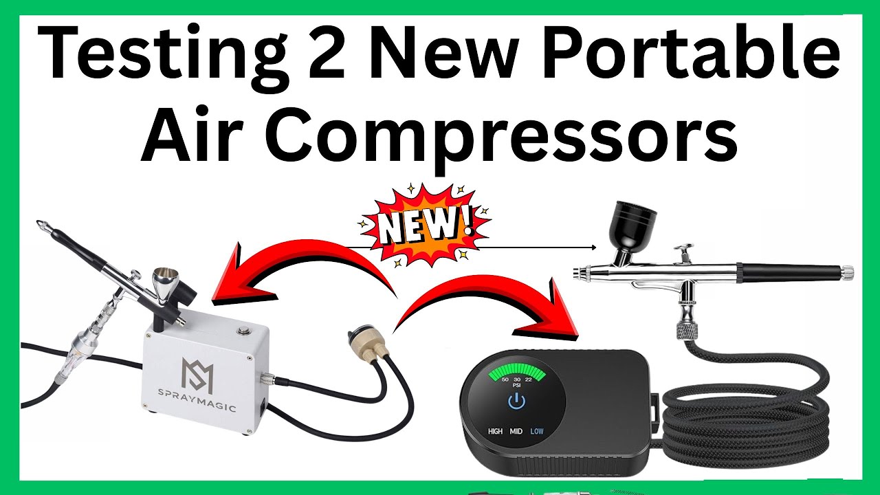 Testing New Portable Air Compressors - One Has A Soda Bottle Air Tank