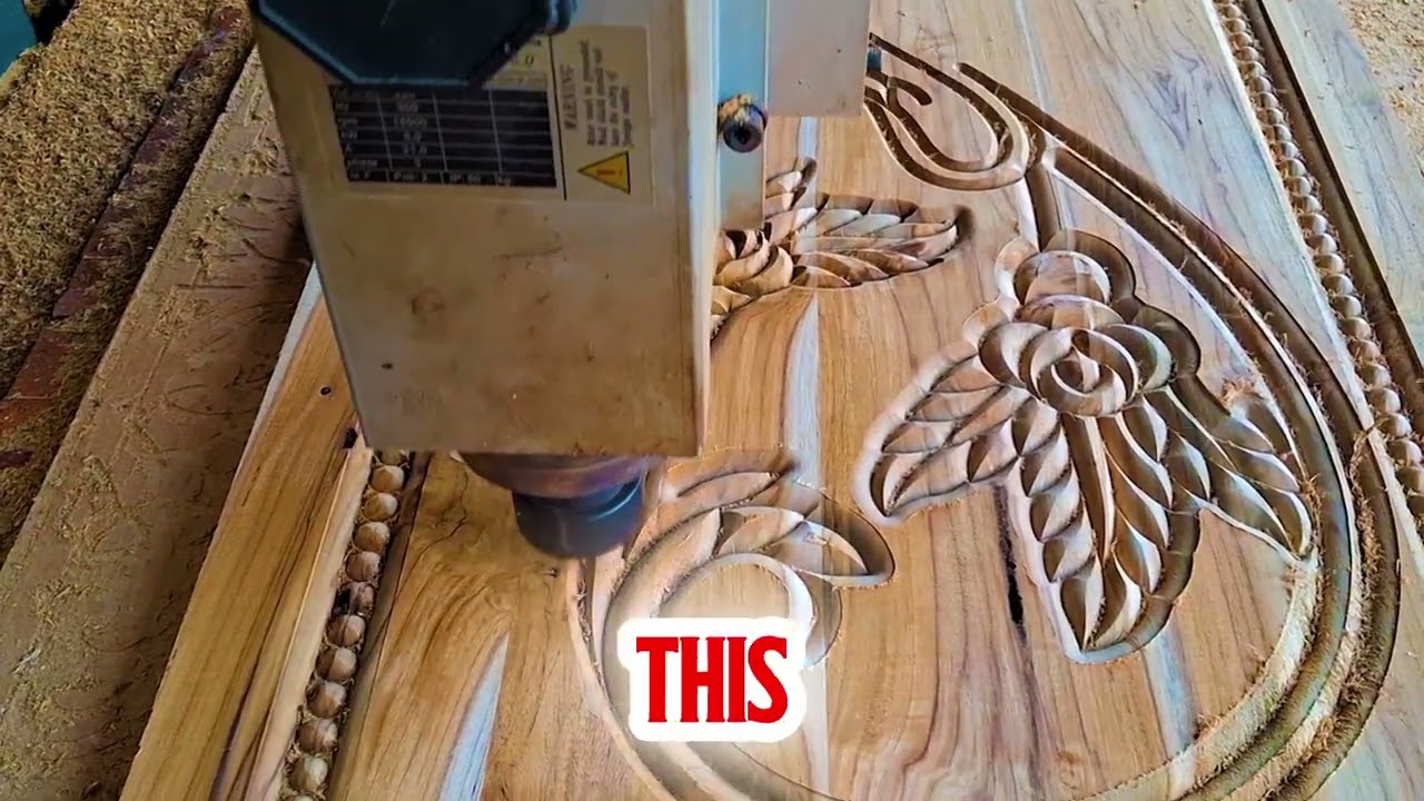    🔥🎤Amazing CNC Machine Wood Cutting Process | 🔥🎤Modern Woodworking Technology