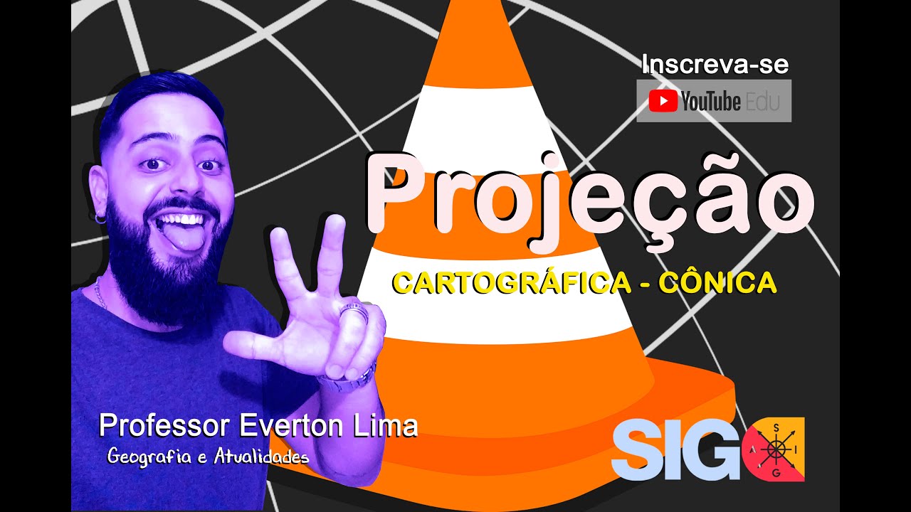 Projeção Cônica - cartografia