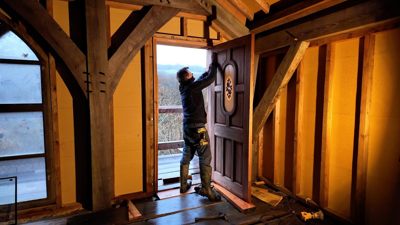 Timber Framed Barn Part 36 Top Floor Door