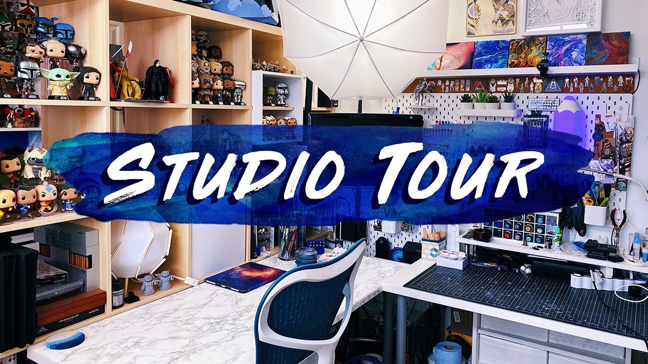 A Look Around My Art Studio | Room Tour
