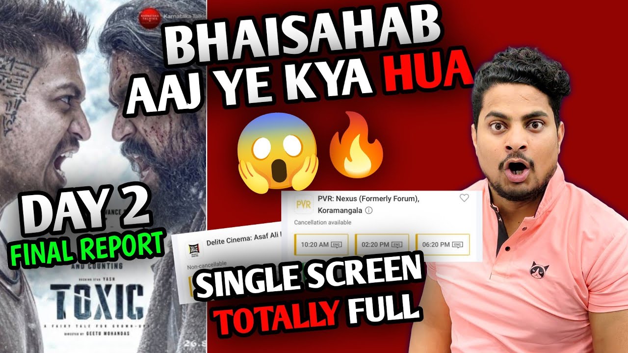 Toxic Movie Day 2 Shocking Final Prediction | Toxic Day 2 Box Office Collection #ToxicCollection