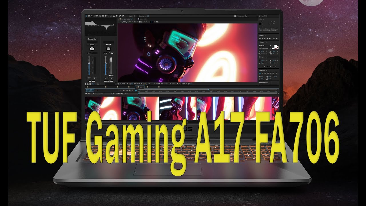 Обзор ноутбука ASUS TUF Gaming A17 FA706