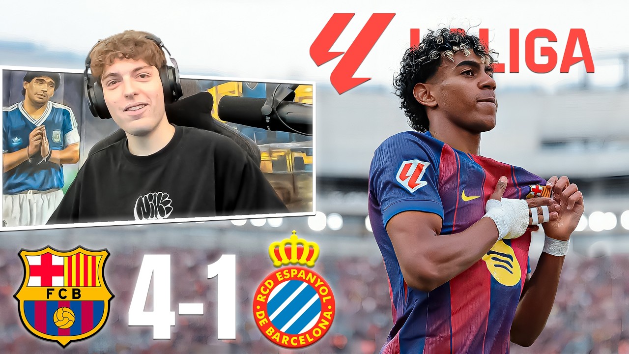 DAVOOXENEIZE REACCIONA FC BARCELONA 4 - 1 ESPANYOL | LALIGA 2025/2026