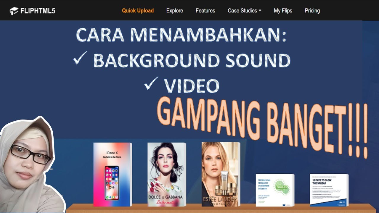 Fliphtml5 || Cara Menambahkan Background Sound dan Video pada Flipbook