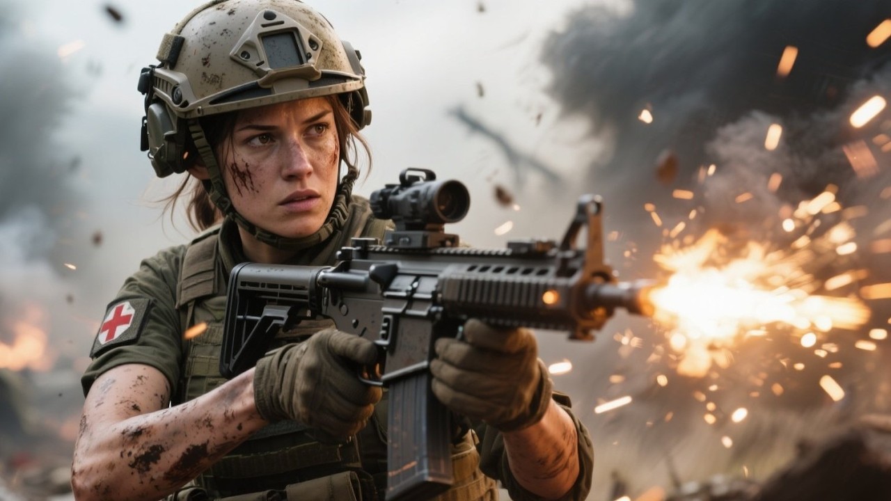 They Dismissed Her as “Just a Nurse” Until a Navy SEAL Saw Her Grab the Rifle and Change the Battle