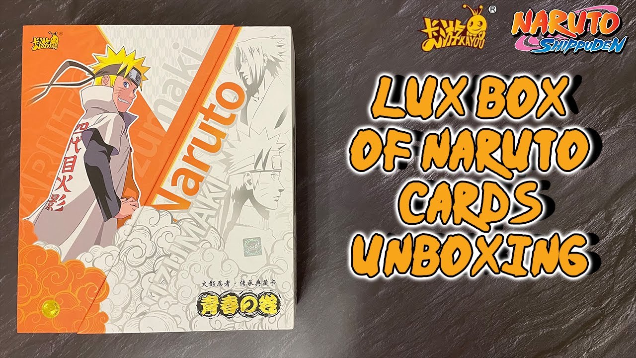 РАСПАКОВКА ЛЮКС БОКСА С КАРТАМИ НАРУТО | LUX BOX OF NARUTO CARDS UNBOXING | KAYOU