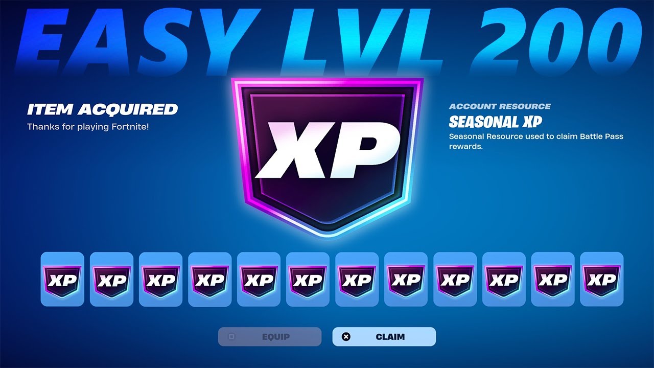 EASY XP und LEVEL 200 für Fortnite Kapitel 6! | XP Guide