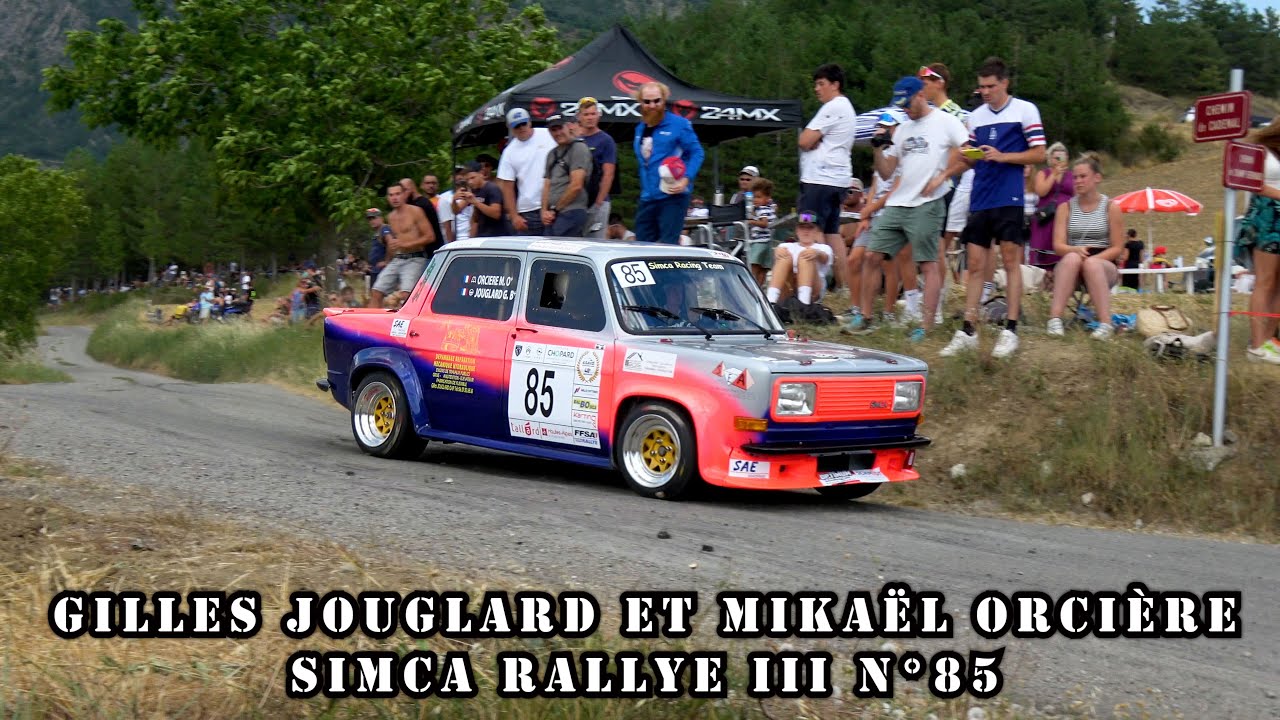 Rallye Gap Racing 2023 - Simca Rallye III N°85 - Gilles JOUGLARD et Mikaël ORCIÈRE