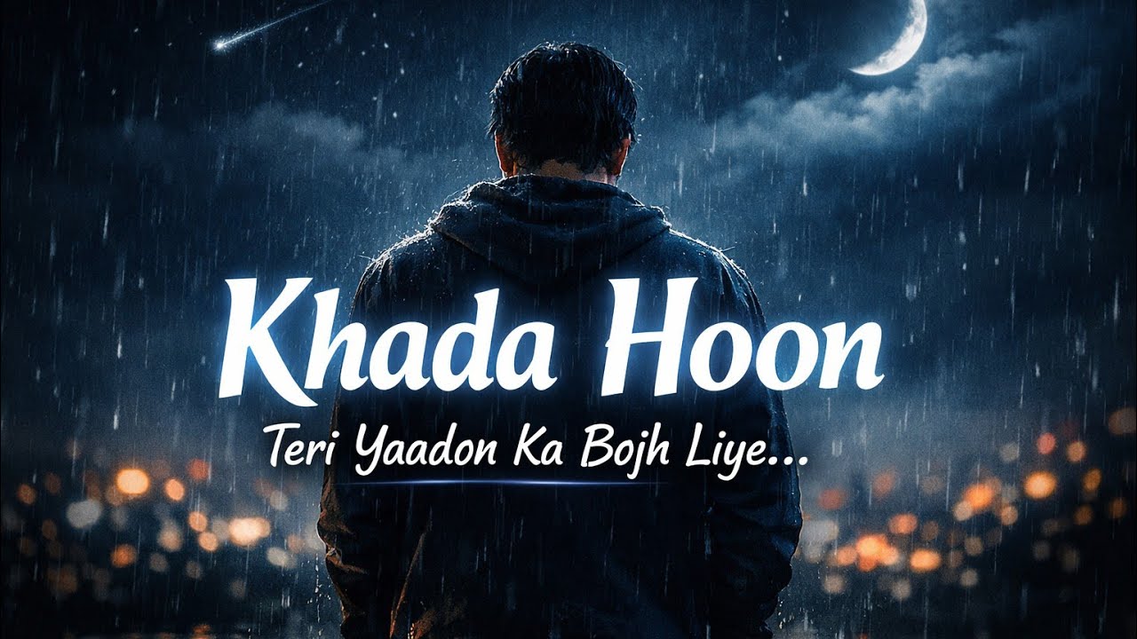 Khada Hoon Teri Yaadon Ka Bojh Liye 🌧️ | Sad Hindi Lofi Song 2026 | Midnight Rain Vibes