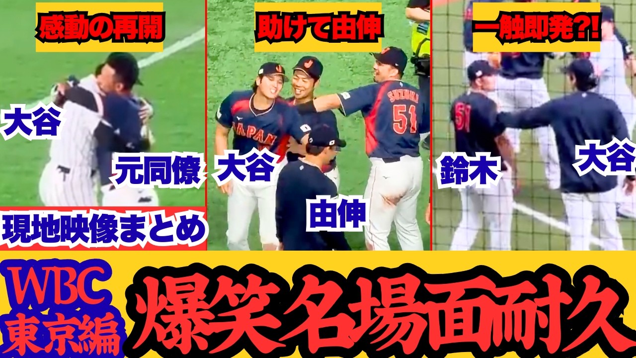 [Краткий обзор WBC Токио] Уморительно! Tokyo Dome в полном смятении... Взаимодействие Сёхэя Отани...