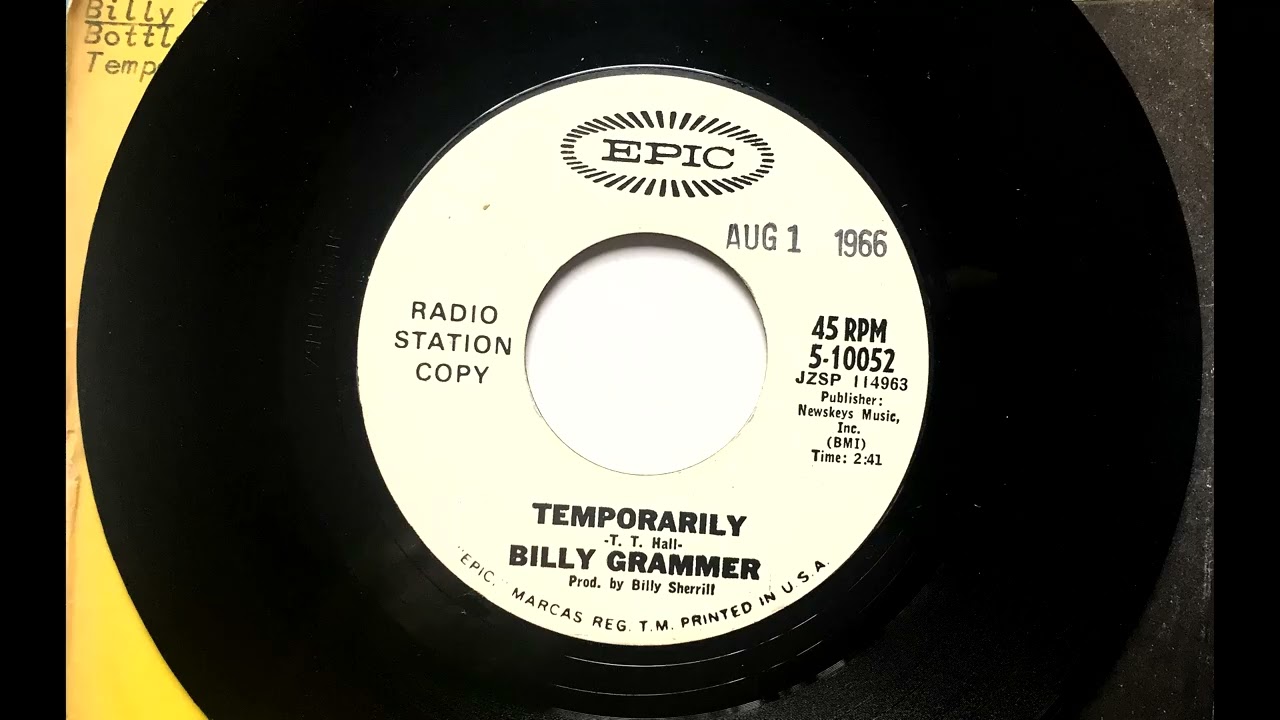Temporarily , Billy Grammer , 1966