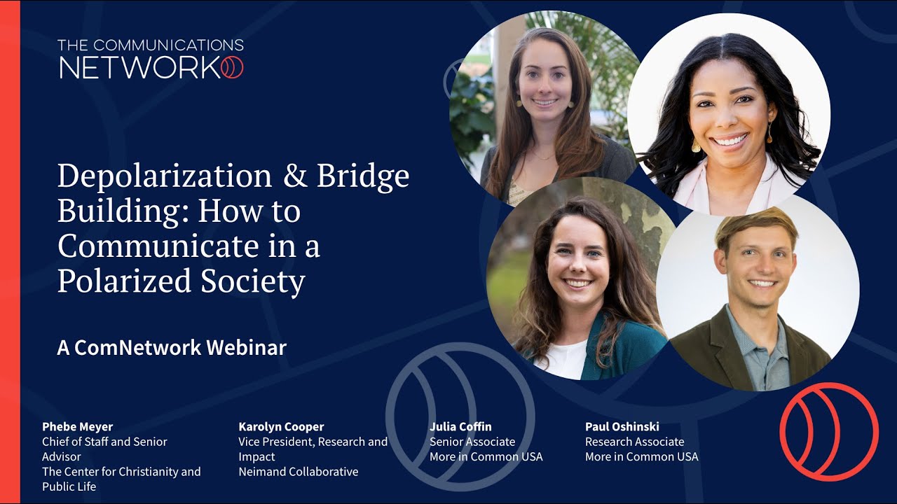 WEBINAR: Depolarization & Bridge Building: How to Communicate in a Polarized Society