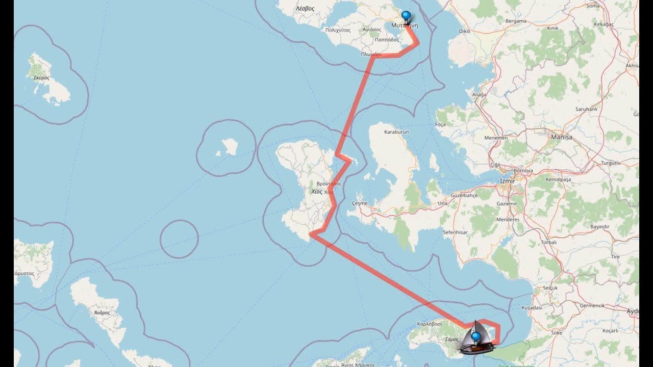 Segeltörn von Lesbos nach Samos