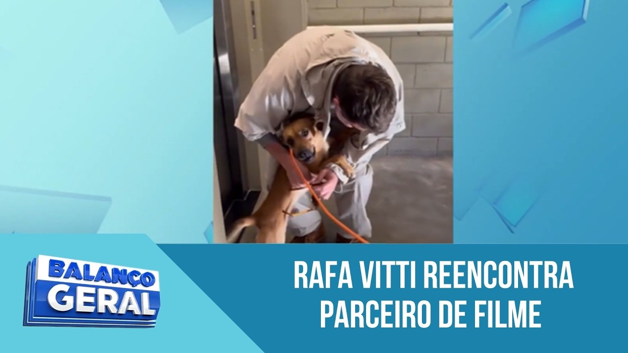 Rafa Vitti reencontra cachorro de 'Caramelo' um ano após as gravações | 'A Hora da Venenosa'