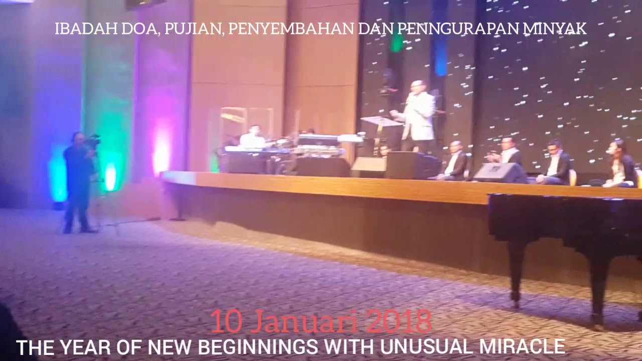 Pdt. DAVID TJAKRA WISAKSANA, IBADAH DOA,PUJIAN,PENYEMBAHAN & PENGURAPAN MINYAK, 10 JANUARI 2018