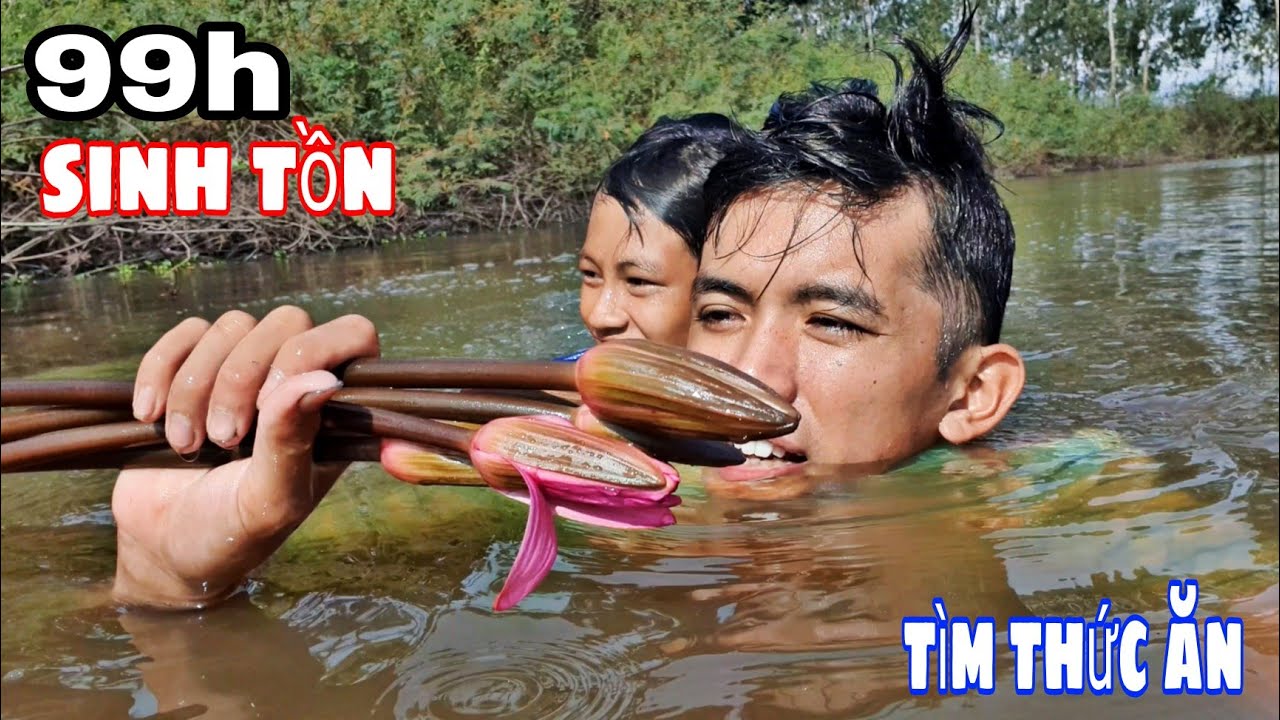 99H Tìm Kiếm Thức Ăn SINH TỒN Trên Đồng Cỏ Hoang