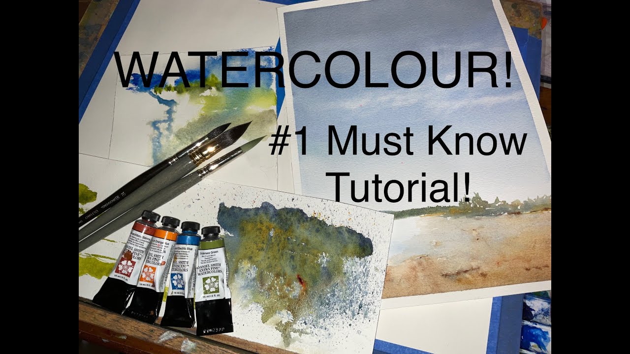 Total Watercolour # 1 must know painting tutorial! 