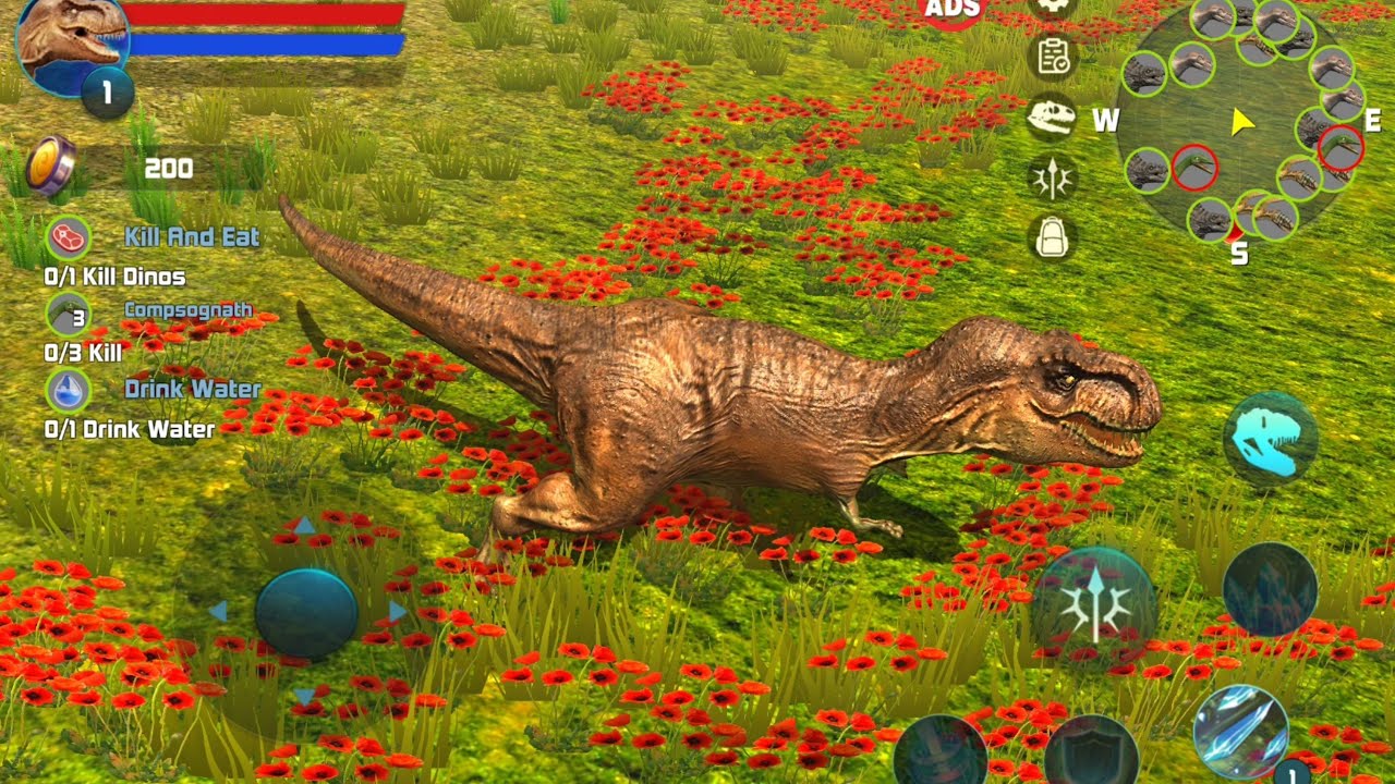 Dinosaur Game T-Rex Dino Android Gameplay #dinosaur #jurassic 