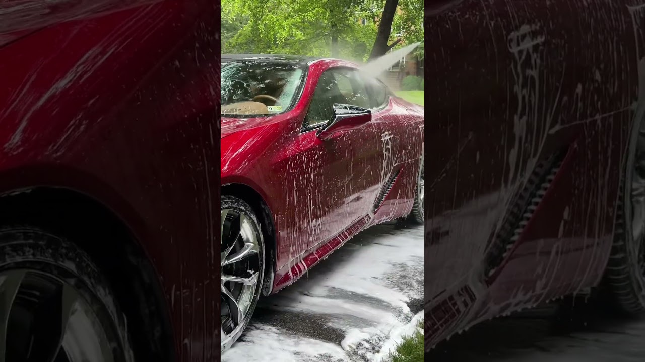Lexus Lc 500 is perfect🥰#detailing #automobile #asmr #rva #virginia#satisfying #lexus #lc500