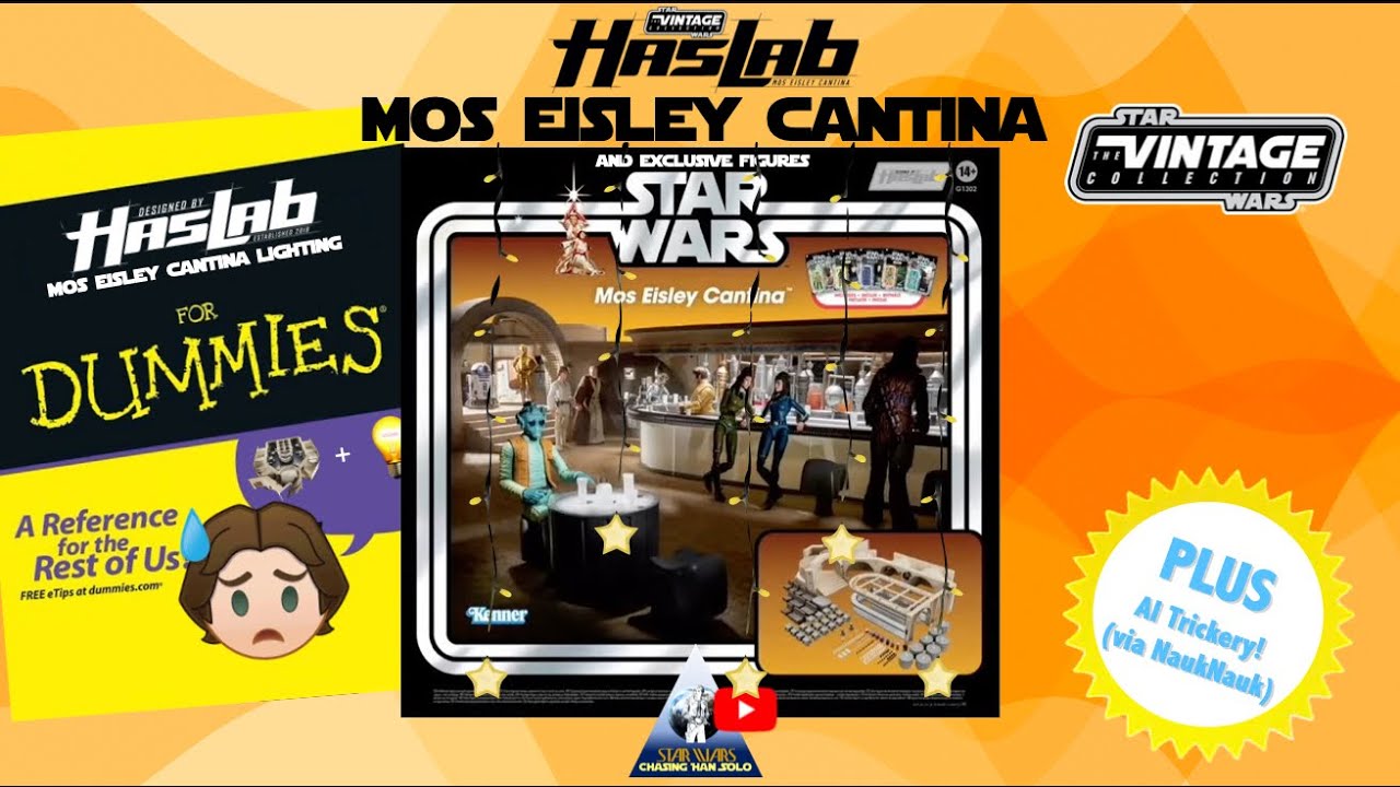 Star Wars HasLab/Vintage Collection Mos Eisley Cantina LIGHTING + AI Trickery!