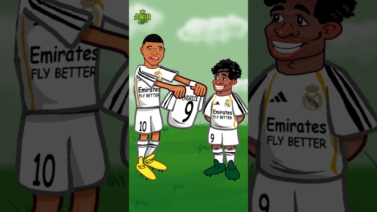 Endrick, Real Madrid&rsquo;s new No. 9💀👀 #football #ronaldo #soccer #realmadrid #lalig