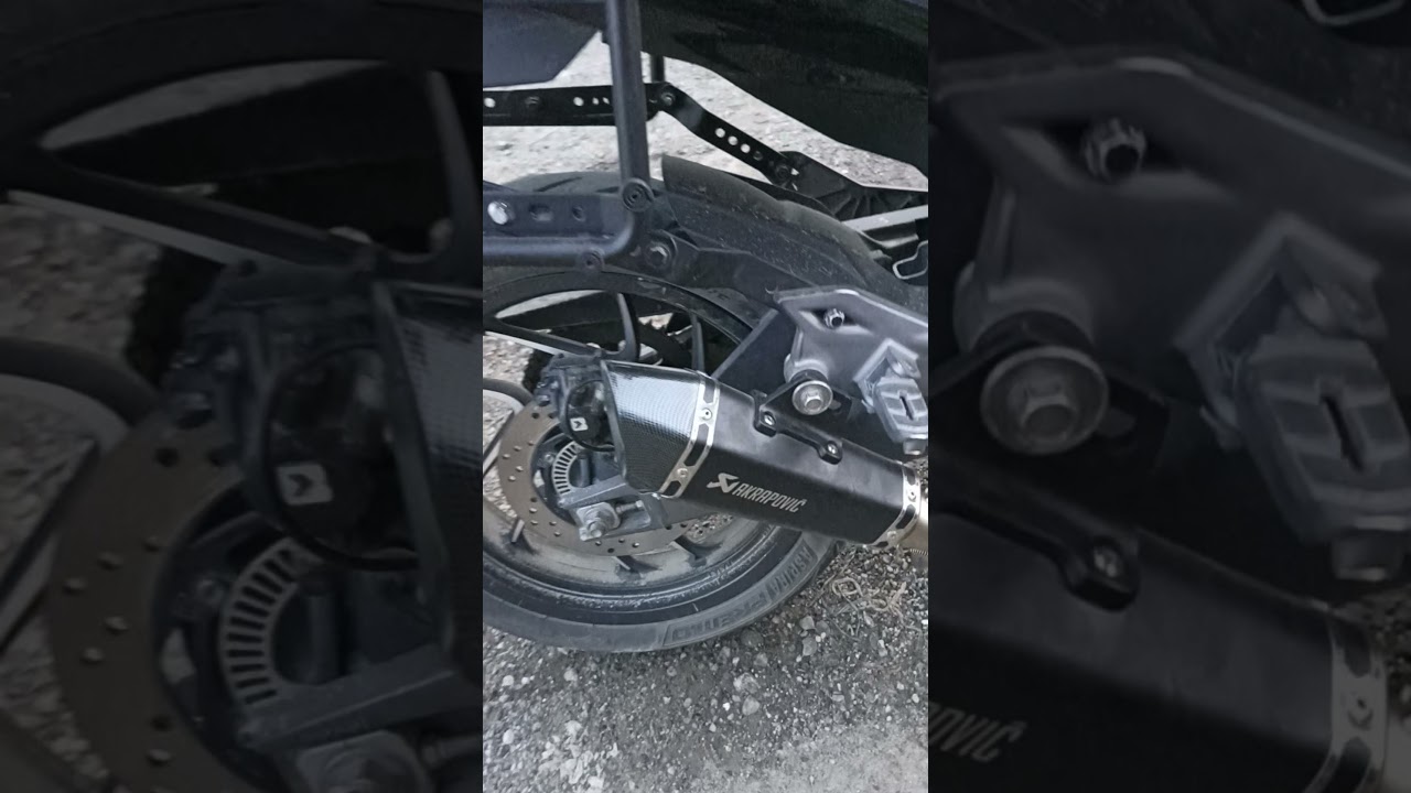 Dominar 400 with akrapovic pipe sound check