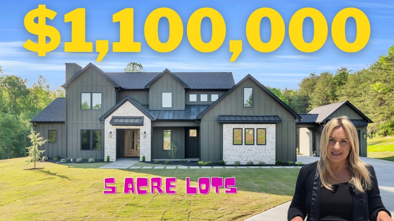 Luxury Semi Custom New Home For Sale on 5 Acres NO HOA | Acreage Living in Greer | Greenville SC