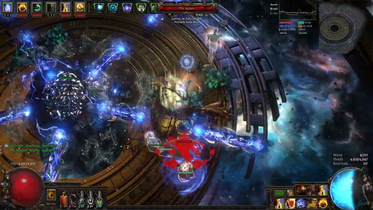 POE 3.22 Non-Doryani 80M Vaal Absolution Uber Maven