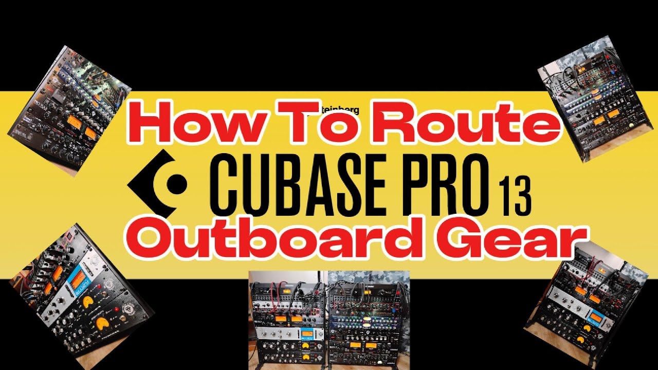 Cubase Pro: How To Connect and Route Your Analog Outboard Gear To Be Used As An Insert Inside Cubase
