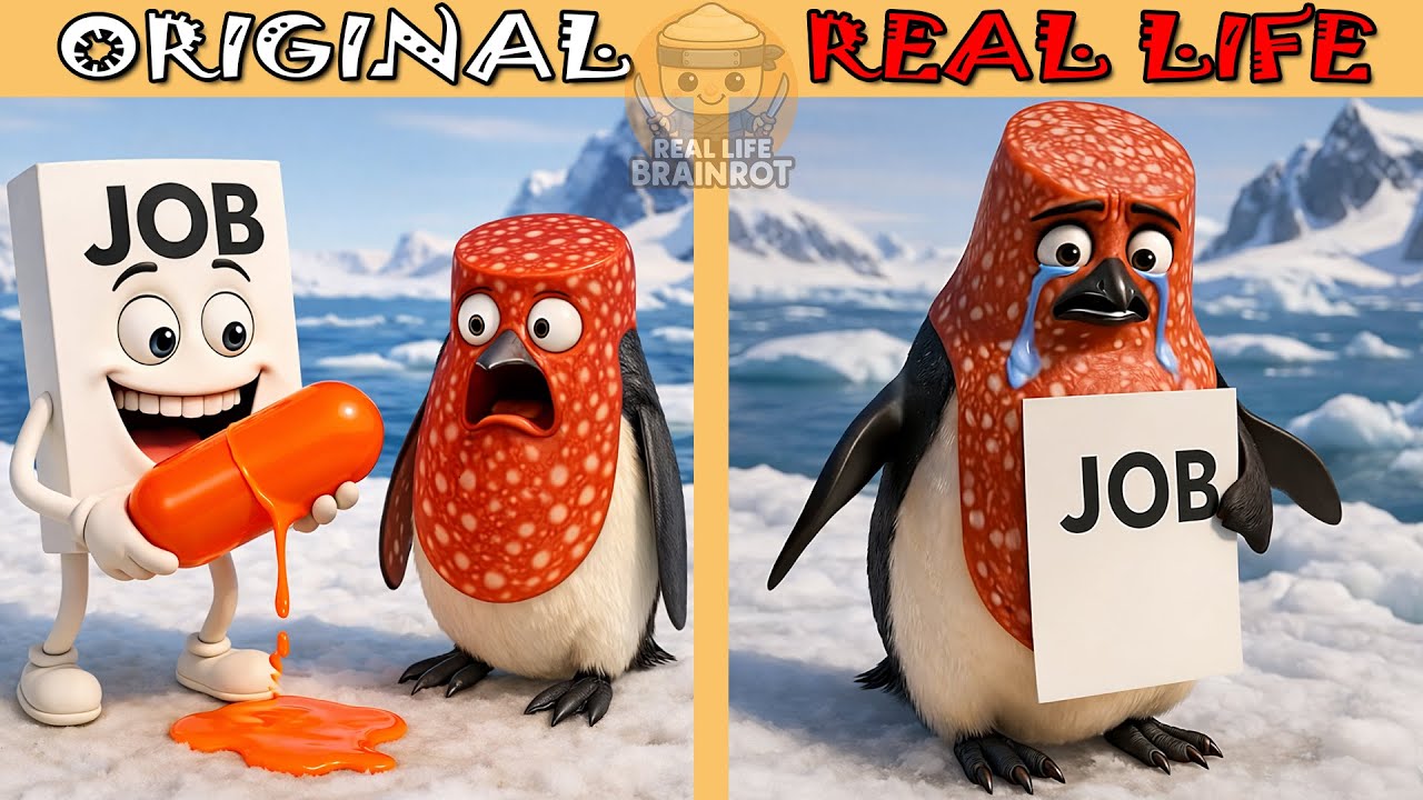Brainrot Memes when it all ended | Brainrot Original vs Real life | Brainrot Animation