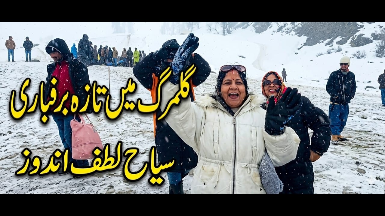 Winter in April!  Fresh Snowfall in Gulmarg Delights Tourists | Apharwat Peaks Turn White