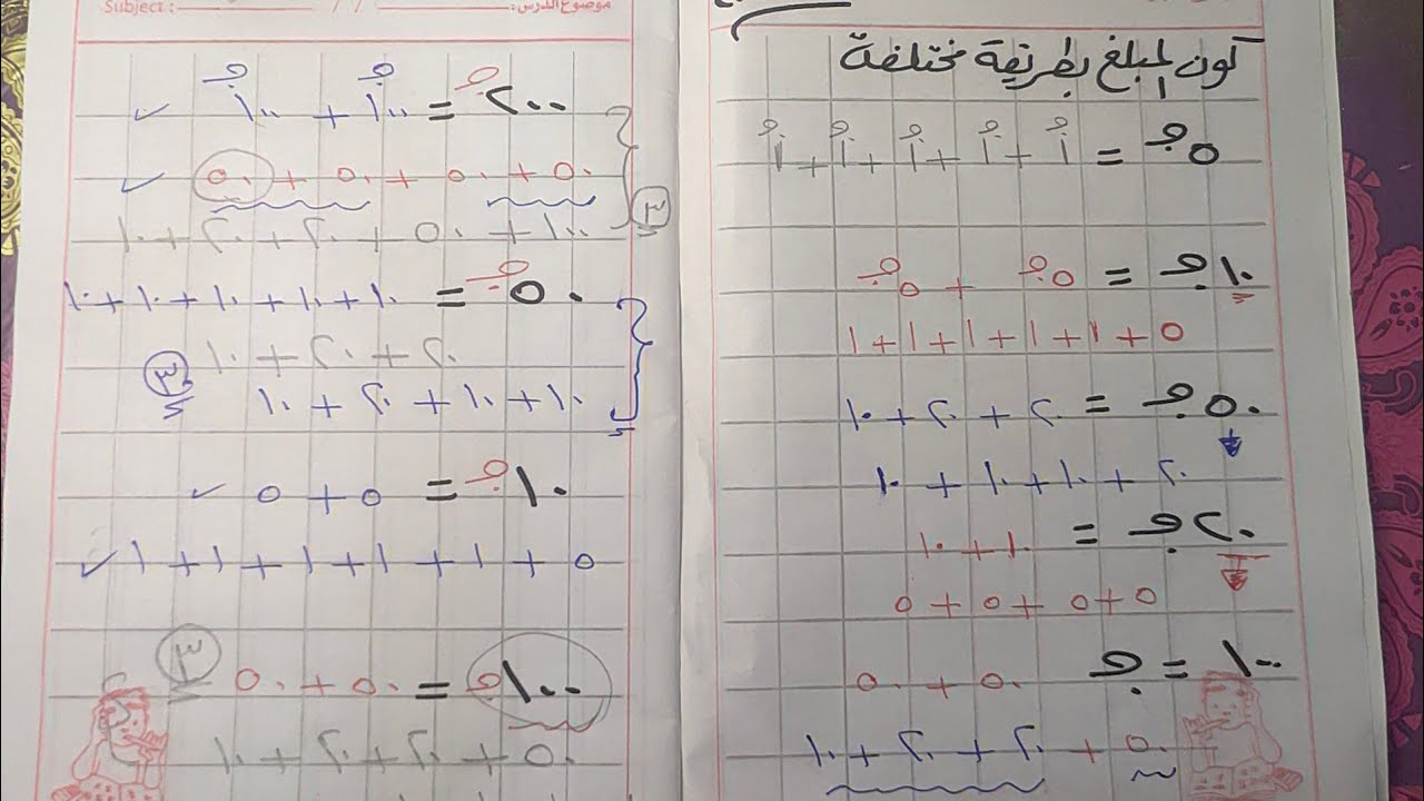 طريقة نتعلم بيها فكة النقود  تعالي بسرعة درسنا صعب جدا يالا بينا👇