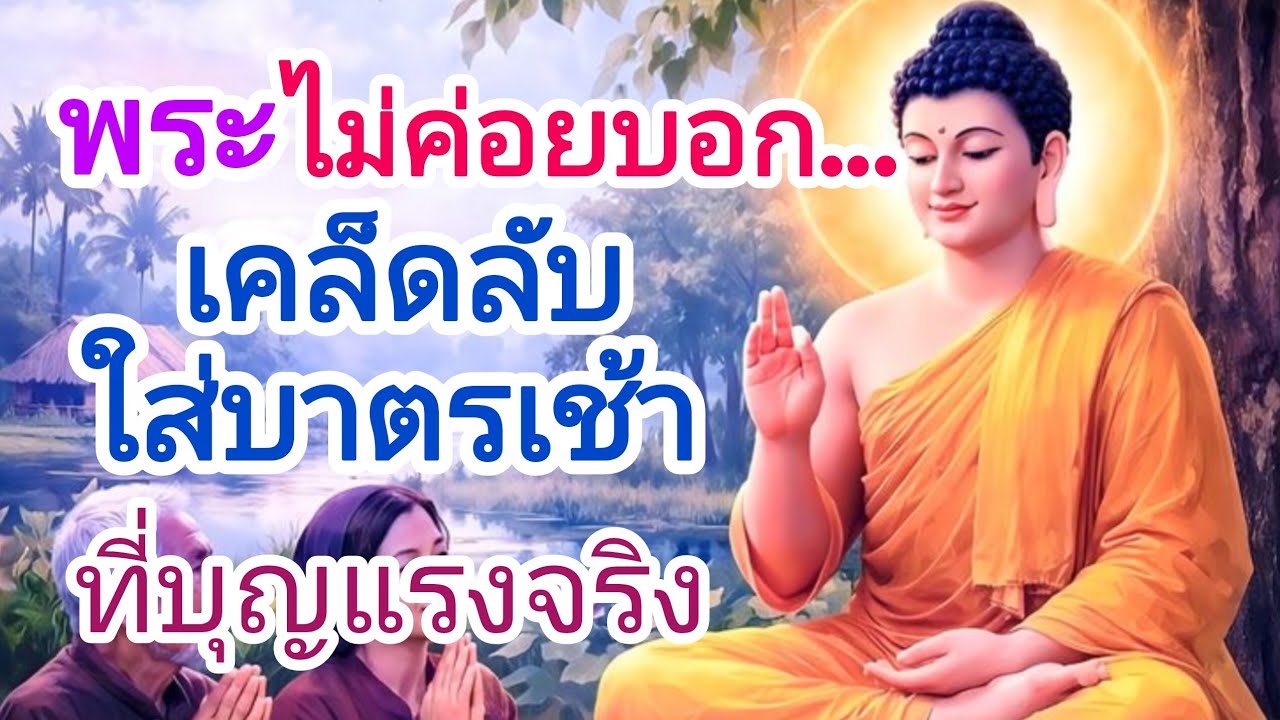 พระไม่ค่อยบอก…เคล็ดลับใส่บาตรเช้า ที่บุญแรงจริง#ธรรมะ #ธรรมะสอนใจ #สุขใจในธรรม #ใจสงบ 