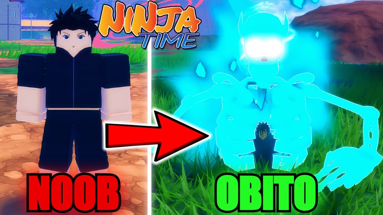 Going From Noob To INTANGIBLE Obito Uchiha In Ninja Time...(Roblox)