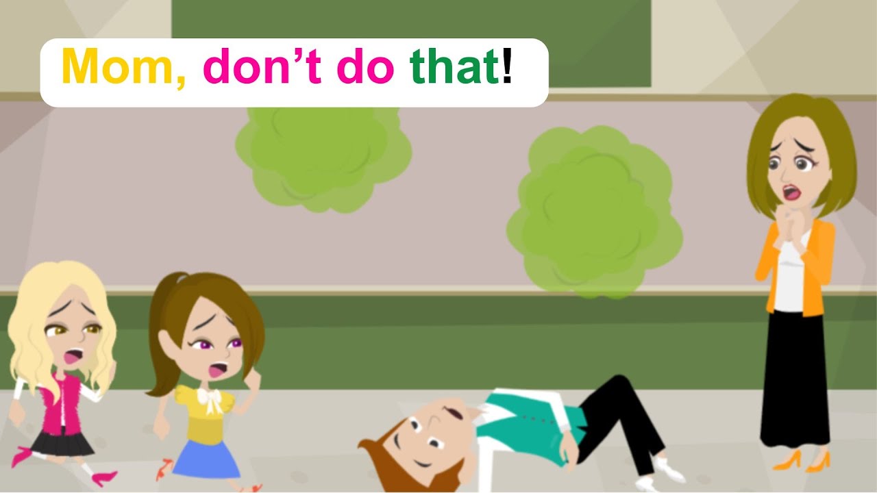 Don't fart anymore, Ella's mother - Comedy Animated Story - Ella English