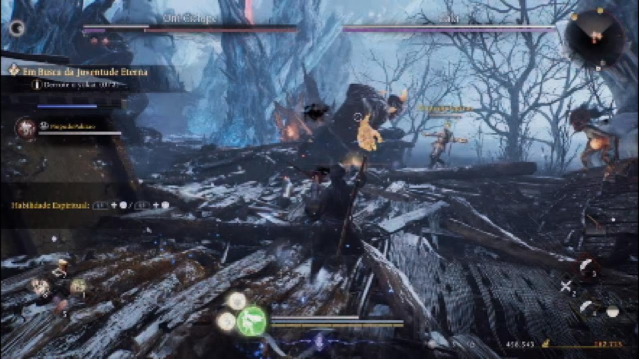 Nioh 3 - Chefe Oni Ciclope e Gaki