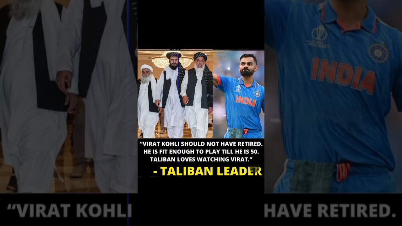 The Taliban leader wants Virat to play till  50 years old 😲