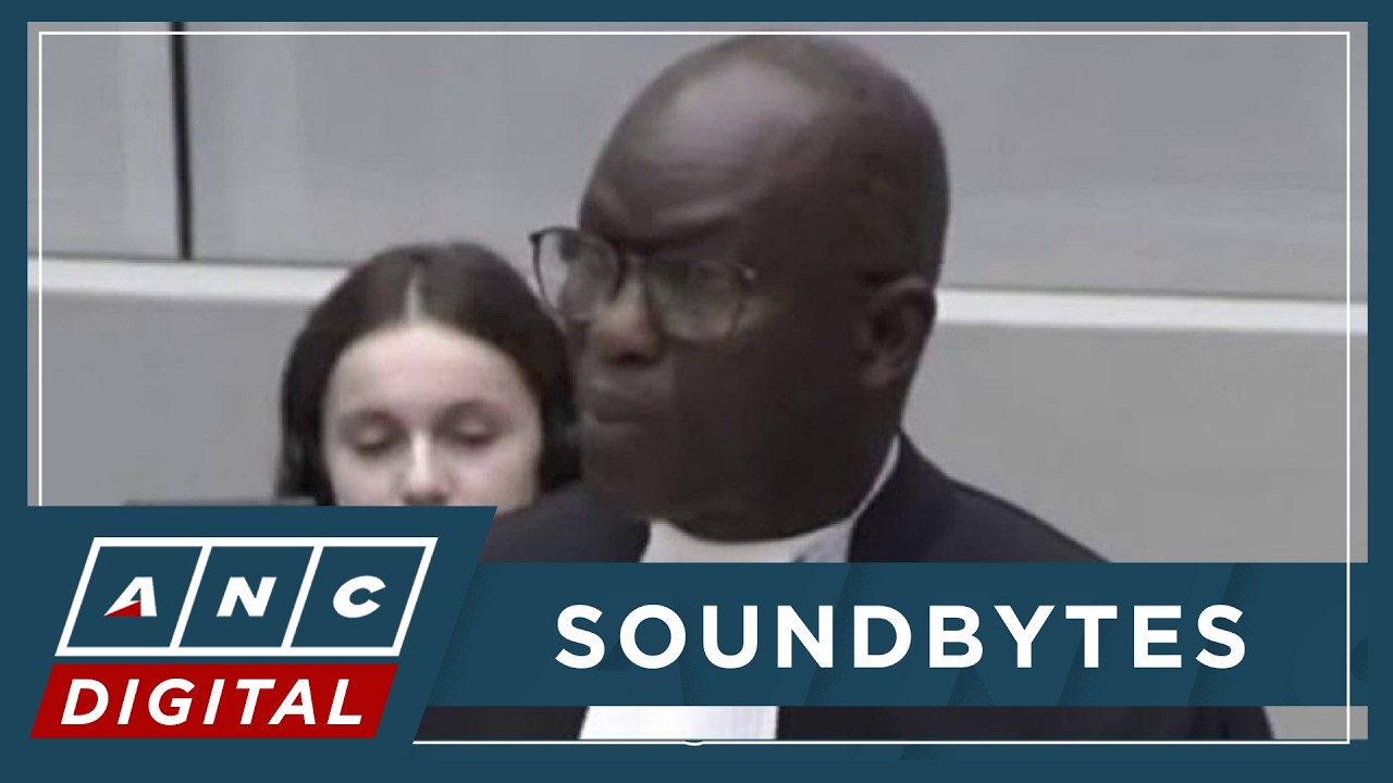 FULL: Opening statement of ICC Deputy Prosecutor Mame Mandiaye Niang on Duterte charges | ANC